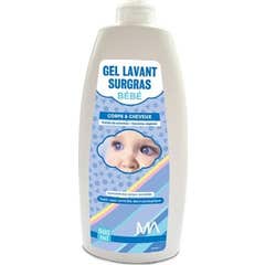 Marque REFERENCE GEL LAVANT SURGRAS BÉBÉ CORPS ET CHEVEUX, flacon de 500 mL