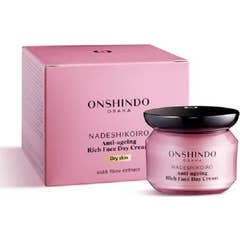 Onshindo Osaka Nadeshikoiro Crème Anti-âge Jour Peau Sèche 50 ml
