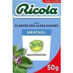 Ricola Bonbons Aux Plantes Des Alpes Suisses Menthol 50g