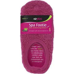 Airplus Chaussette Aloe Vitamina Hydratantes Spa Footies 1 Paire