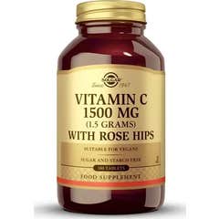 Solgar vitamine C à la rose musquée 1500mg 180comp Solgar vitamine C à la rose musquée 1500mg 180comp