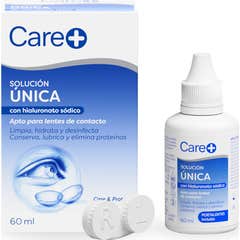 Care+ Solution pour Lentilles avec Hyaluronate de Sodium 60 ml