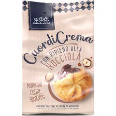 Sottolestelle Cuor di Crema Biscuits Crème Noisettes Bio 200g