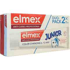 Elmex Dentifrice Junior Anti-caries 6-12 ans 2x75 ml