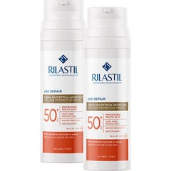 Rilastil Age Repair Crème Protectrice Anti-rides SPF50+ 2x50 ml
