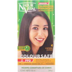 NaturVital Coloursafe Coloration Permanente 4Brown 150ml
