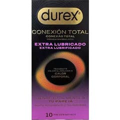 Durex Connexion Totale Préservatif Extra Lubrifié 10 uts