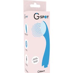 G-Spot Gylbert G-Spot Vibrator Turquoise Blue 1pc