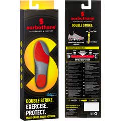 Semelles Sorbothane Double Strike Taille 41 1pc