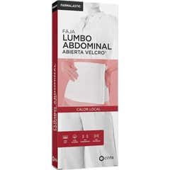 Farmalastic Ceinture lumbo-abdominale ouverte à velcro beige 1 unité