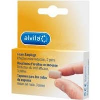 Bouchons d'oreilles Alvita mousse 6 Unités