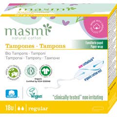 Masmi Regular Cotton Tampon 18pcs