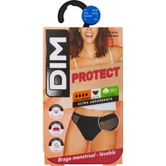 DIM Protect Culotte Menstruelle Abondant Flow Noir T-S 1ud