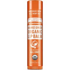 Baume à lèvres bio Orange-Gingembre Dr Bronner's 4g