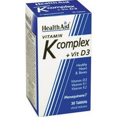 Healthaid Vitamine K Compriméslex + Vitamine D3 30 Comprimés