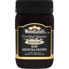 Woodland’s Miel de Manuka monoflorale crue bio MGO350 500 g