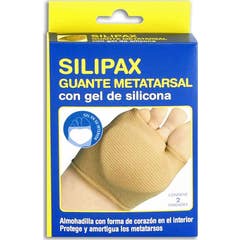 Pax Silipax Guante Metatarsal Almohadilla Gel Talla 2 2uds