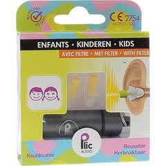 Plic Audio Bouchons Oreilles Sélectifs Enfants 1 Paire