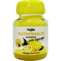 Katai Acetone Express Dissolvant de vernis à ongles avec éponge citron 75ml