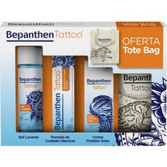 Bepanthen Tattoo Set Gel Limpiador + Pomada + Crema Solar + Tote Bag