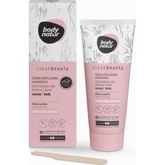 Body Natur Clean Beauty Crème Hydratante Dépilatoire 200ml