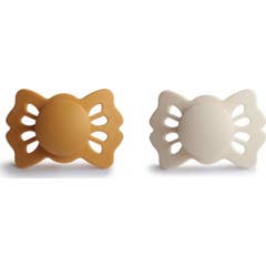 Frigg Lucky Sucettes Silicone Honey Gold & Cream 0-6m 2 Unités