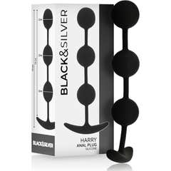 Black&Silver Harry Chaîne Boules Anales 14cm 1ut