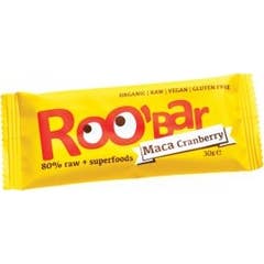 Roo'Bar Barritas Maca Arándanos Bio 30g