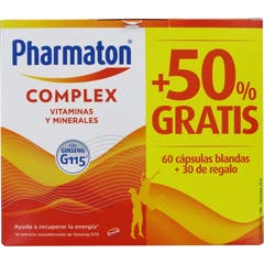 Pharmaton Complex Caps 60 + 30 Capsules Promotional Pack
