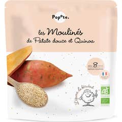 Popote Les Moulinés de Patate Douce et Quinoa +8M Bio 180 g