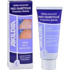 Akileine Akildia Crème Pour la Protection des Pieds Diabétiques 75ml