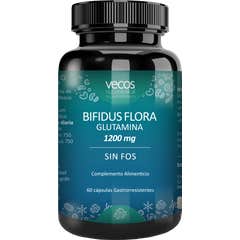 Vecos Bifidus Flora Glutamina 1200mg 60 Capsules