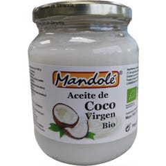 Huile de noix de coco vierge biologique de Mantoue 550g