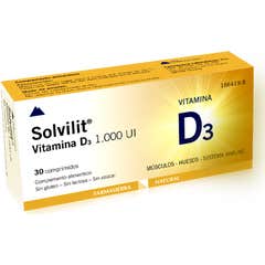 Farmasierra Solvilit® Vitamina D3 1000UI 30 Comprimés