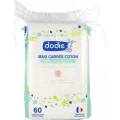 Dodie Maxi Carrés Coton Bio 60unts