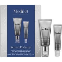 Medi8 Set Retinal Recharge Crystal Retinal 6 30ml + Crystal Retinal Ceramide Eye 6 15ml