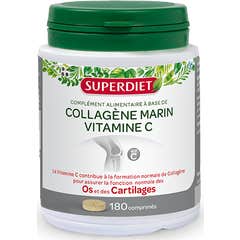 Superdiet Colágeno Marino Vitamina C 180comp