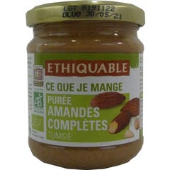 Ethiquable Crema de Almendras Eco 170g