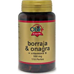 Obire Bourrache et Onaga + Vitamine E 500mg 110caps