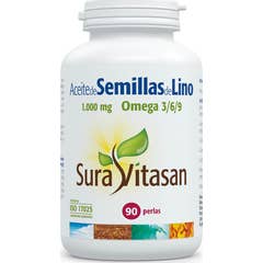 Sura Vitasan Huile de Graines de Lin 90 Perles