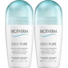 Biotherm Desodorante Pure Roll On 2x75ml