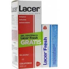 Lacer Mouthwash Pack 500ml + Lacer Fresh Gel 35ml