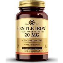 Solgar Gentle Iron Fer Doux 20mg 90 gélules végétales