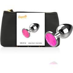 Coquette Anal Plug Metal Taille S Rose Clair 2.7X 8cm 1pc