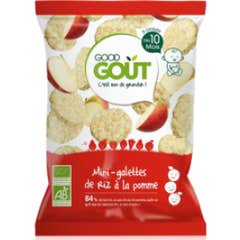 Good Goût Minigalettes de Riz à la Pomme Bio Dès 10 Mois 40g