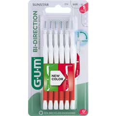 GUM Brosse interdentale Bi-Direction petite 0,8 mm 6 unités