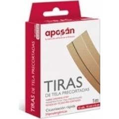 Aposan Pansements Adhésifs Tissu Pré-découpé 1 mx6 cm