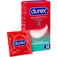 Préservatifs Durex Sensitive Slim Fit 10pcs