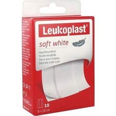 Leukoplast Soft Whit 10X6Cm 10
