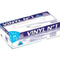 Medistock Gants Vinyle Non Poudrés M 7/8 100 Unités